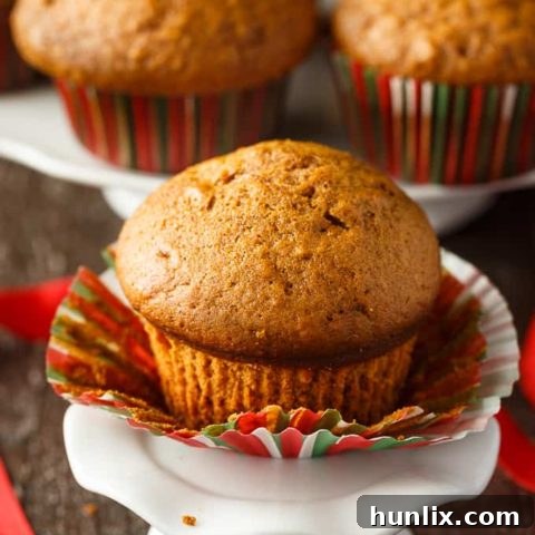 Festive Gingerbread Muffins for a cozy holiday breakfast