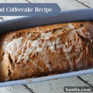 Gingerbread Coffeecake, lightly sweetened and spicy