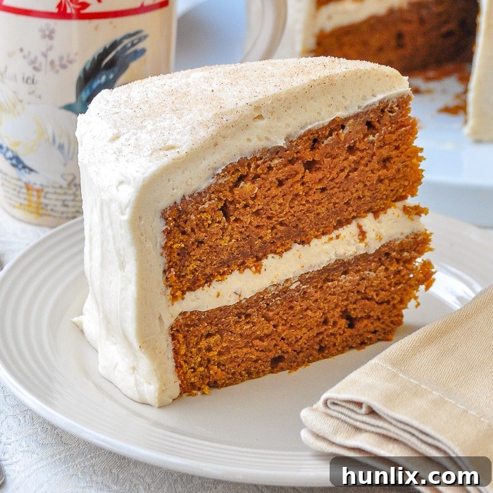 Sticky Toffee Pumpkin Cake with Brown Butter Cream Cheese Frosting