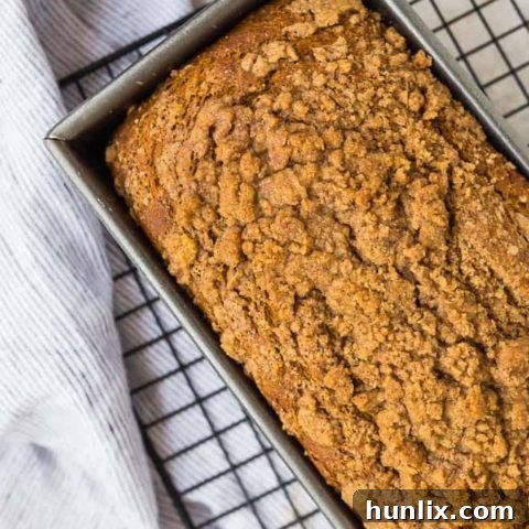 Pumpkin Streusel Bread