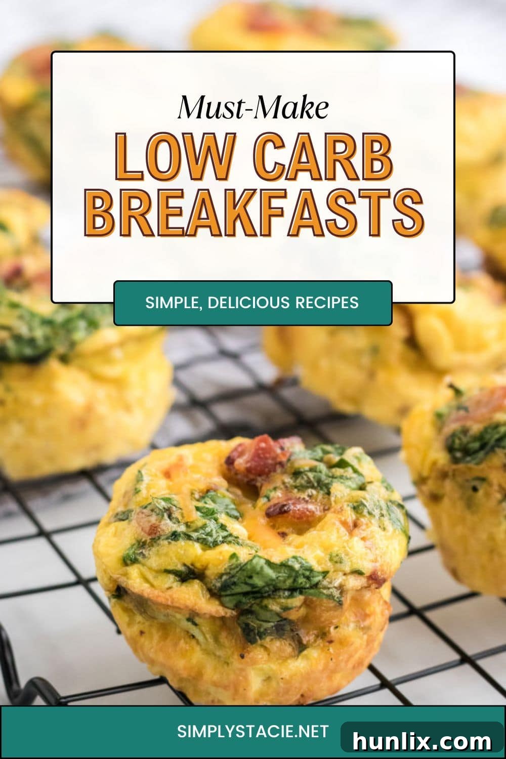 Energizing Low Carb Breakfasts 2 A vibrant collage of delicious low carb breakfasts including frittatas, egg muffins, and crustless quiches, perfect for a healthy and satisfying start to the day.