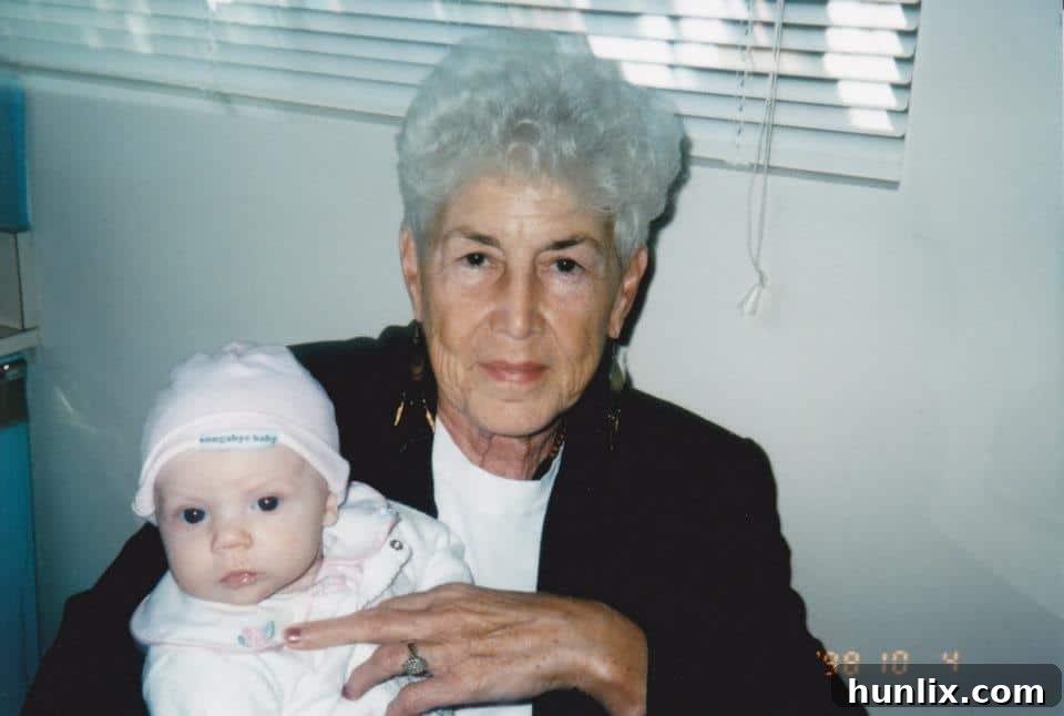 68156_10152376848680512_1899756479_n Grandma June with her great-granddaughter Olivia in 1998, a heartwarming family moment