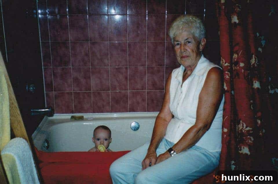 12231_10152376836185512_1495200157_n Grandma June with her great-granddaughter Bridget in 2005, a loving embrace