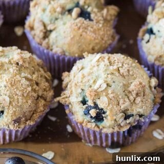 Blueberry Streusel Muffins