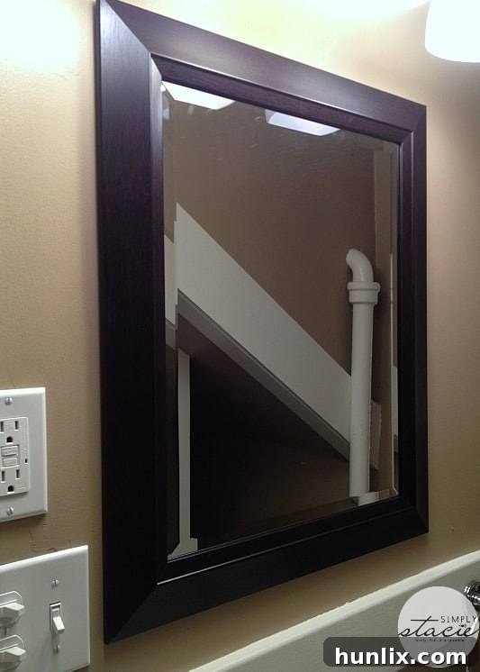 The Upstairs Bathroom Glow-Up 11 Stylish Bathroom Mirror from Walmart.ca Enhances Space