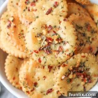 Homemade Alabama Firecrackers - A seasoned cracker recipe, super easy to prepare the day before your party or picnic, guaranteed to be a hit.