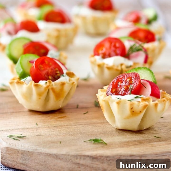Spring Herb Cream Cheese Appetizer Cups - Easy and stunning appetizer cups that come together in minutes, bursting with fresh spring herb and cream cheese flavor.