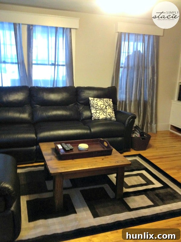 Living Room Makeover - Curtains