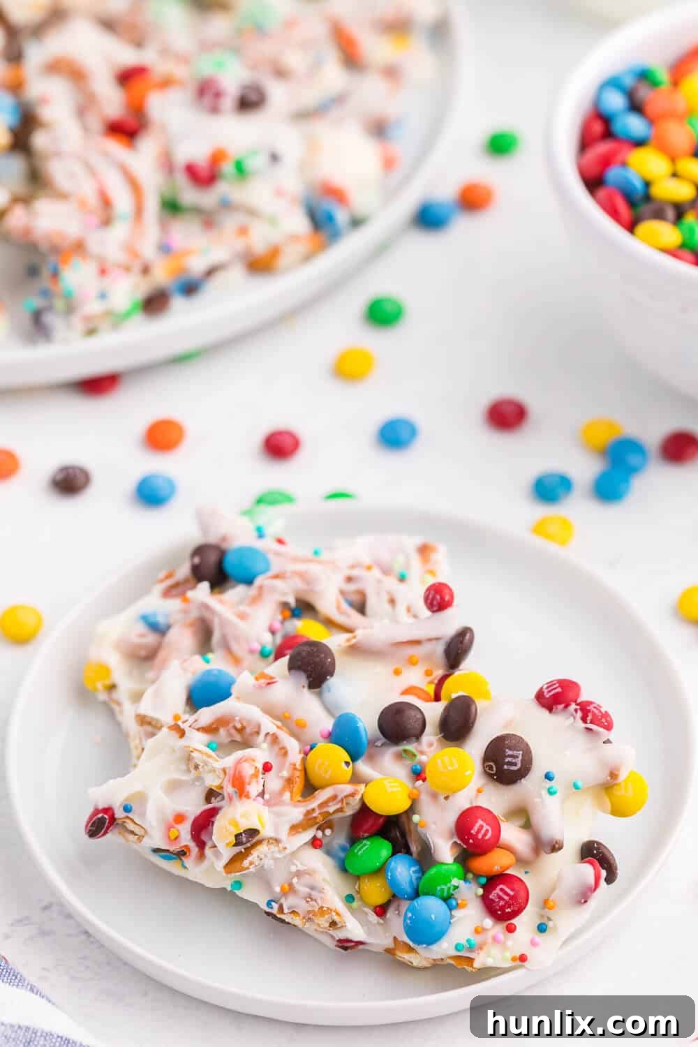 Pieces of the recipe on a plate.