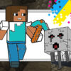 minecraft coloring pages