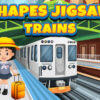 shapes jigsaw trains