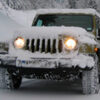 offroad snow jeep passenger mountain uphill driving